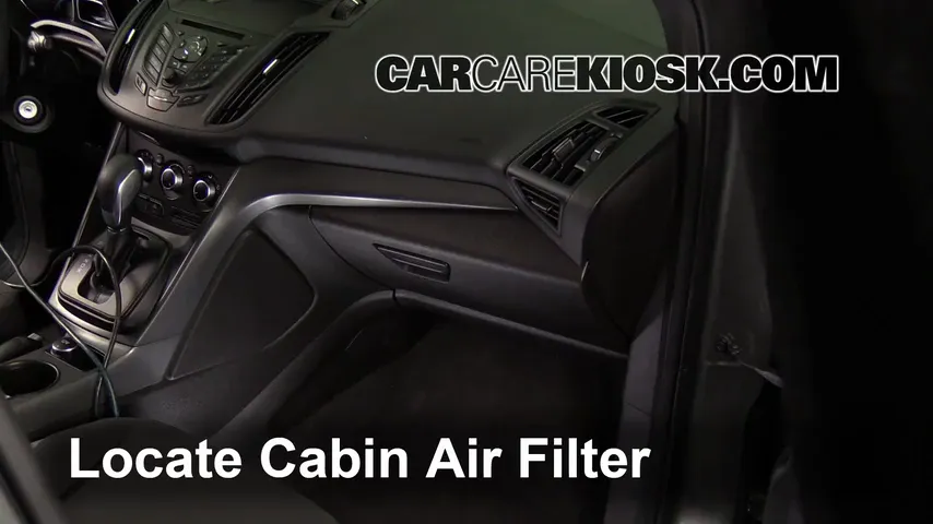 2014 Ford Escape S 2.5L 4 Cyl. Air Filter (Cabin) Replace